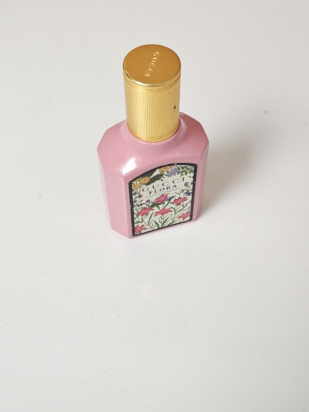 Bouteille vide GUCCI Flora Gorgeous Gardenia flacon parfum décoratif Gucci