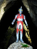 Figurine Ultraman Bandai argent rouge vintage héros japonais rare