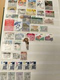 Lot de timbres Israël d?occasion, motifs variés, couleurs multiples, philatélie