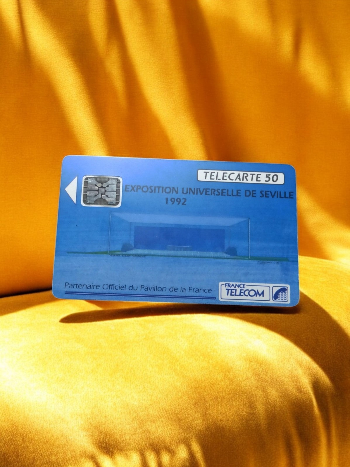 Carte téléphonique vintage Télécarte 50 France Telecom Expo 1992 Séville
