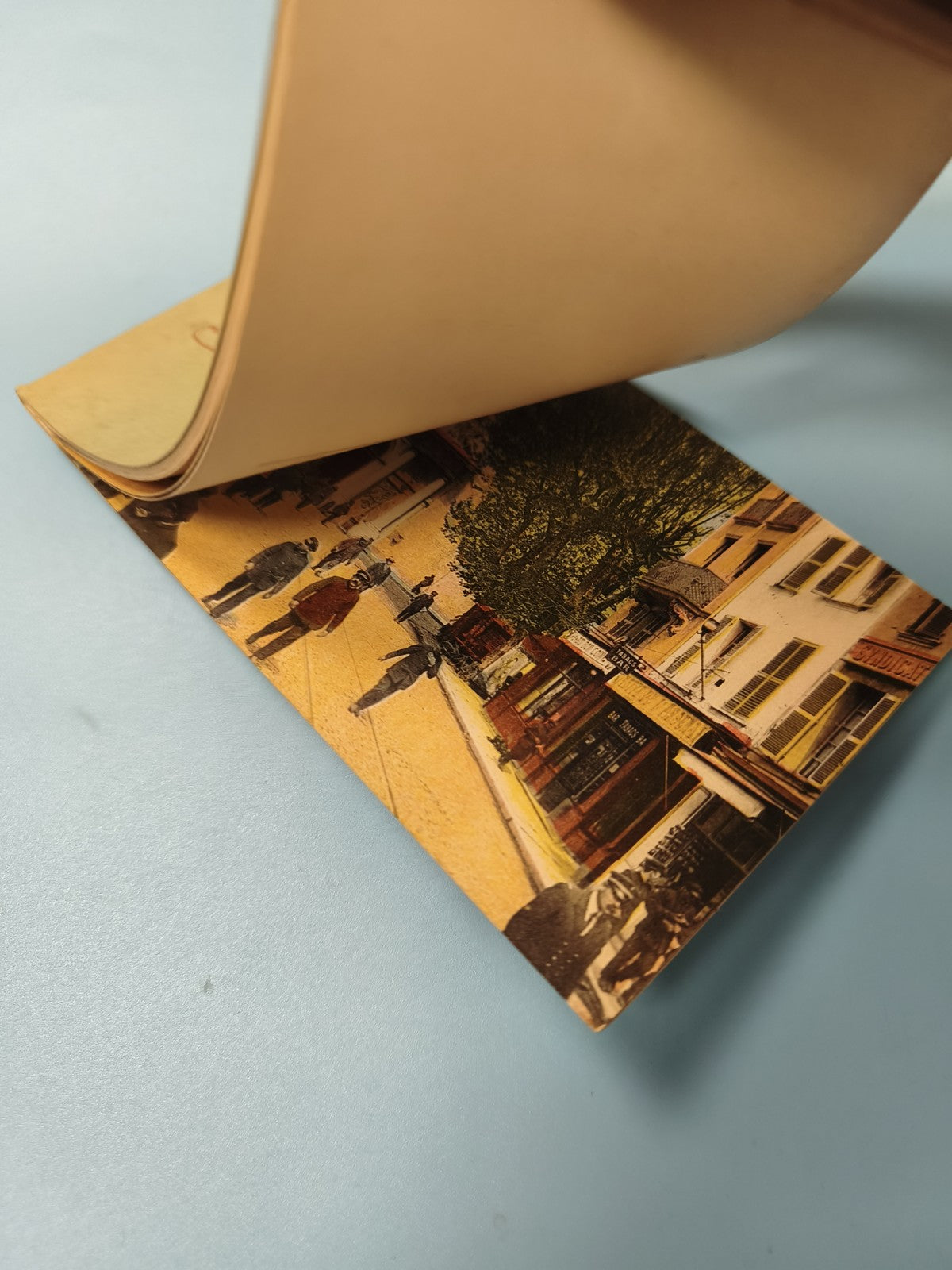 Lot anciennes photos couleur Toulon Côte d?Azur 12 cartes détachables vintage