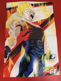 Poster Dragon Ball GT vintage officiel Vegeta Super Saiyan anime manga déco