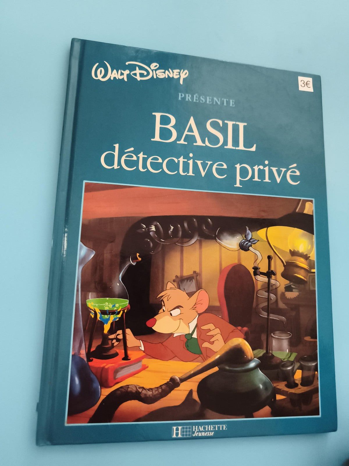 Livre Walt Disney Basil détective privé Hachette Jeunesse couverture rigide