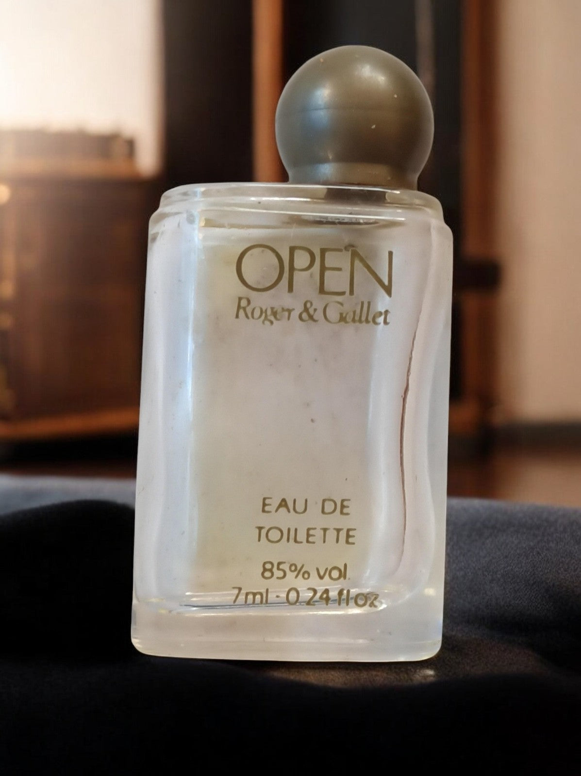 Miniature parfum Roger & Gallet Open vintage flacon 7ml eau de toilette rare