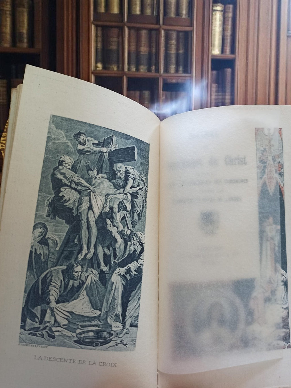 Missel ancien reliure cuir dorure or A.F. vintage livre religieux