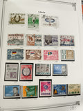 Timbres Liberia thématique sports, ONU, Kennedy, spatial, lot philatélie