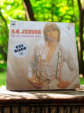 Vinyle 45 tours G.G. Junior CBS Disco "Tu m'connais pas" vintage années 80