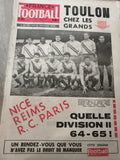 Ancien journal France Football 1964 Toulon Nice Reims RC Paris vintage sport