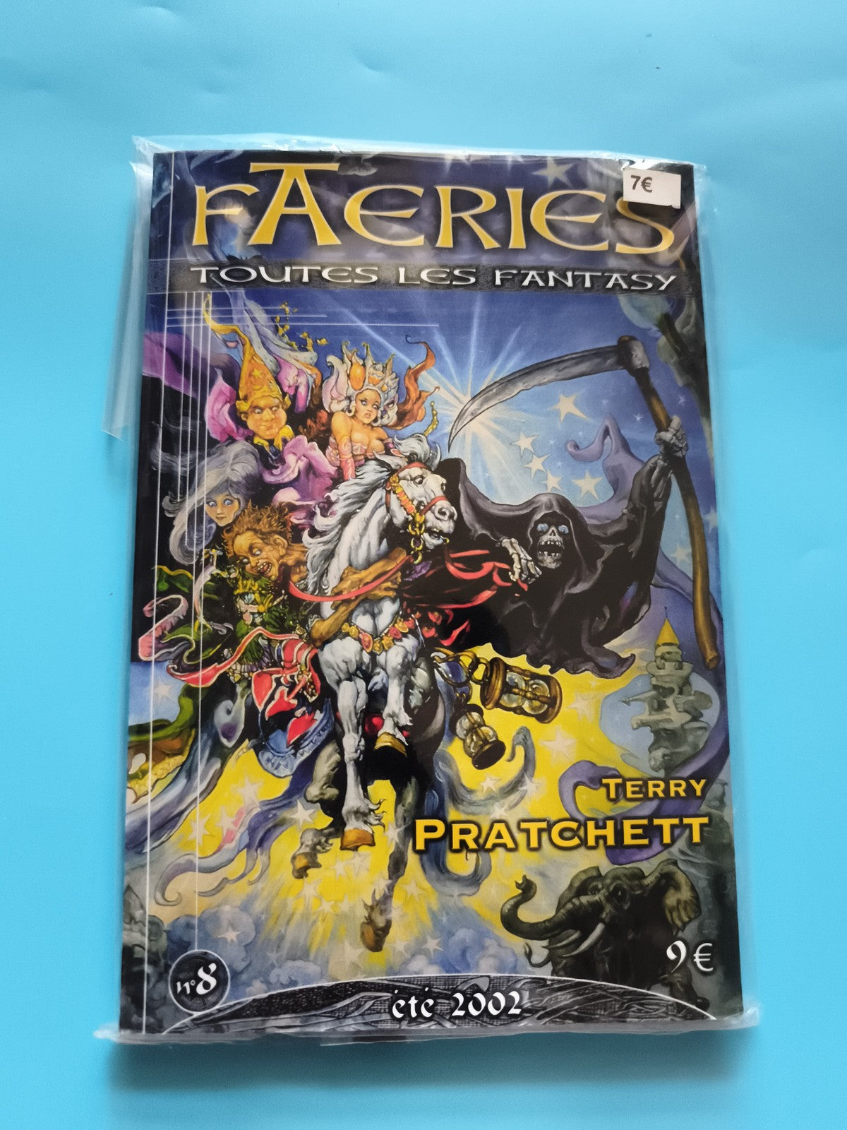 Livre magazine Faeries n°8 2002 Terry Pratchett fantasy illustré