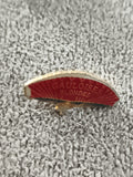 Pin's vintage Gauloises Blondes éventail rouge, badge publicitaire ancien (Ref 1