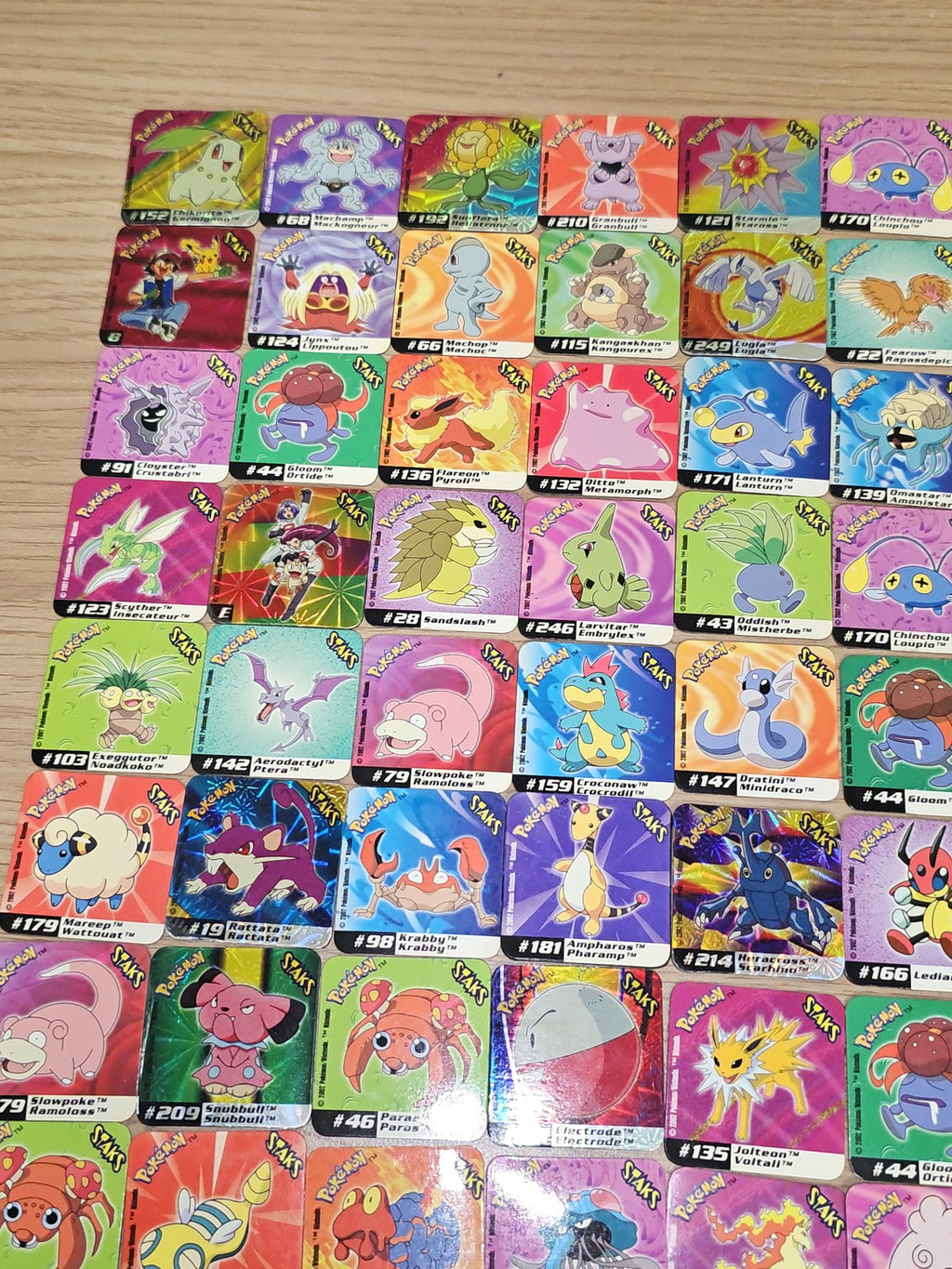 Lot ancien de stacks Pokémon vintage, collection rétro, rare, jeu années 90