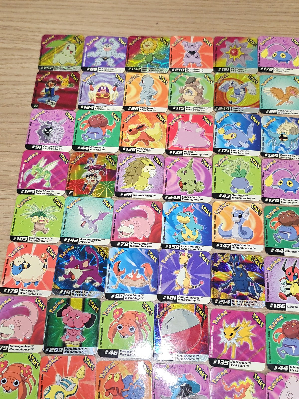 Lot ancien de stacks Pokémon vintage, collection rétro, rare, jeu années 90