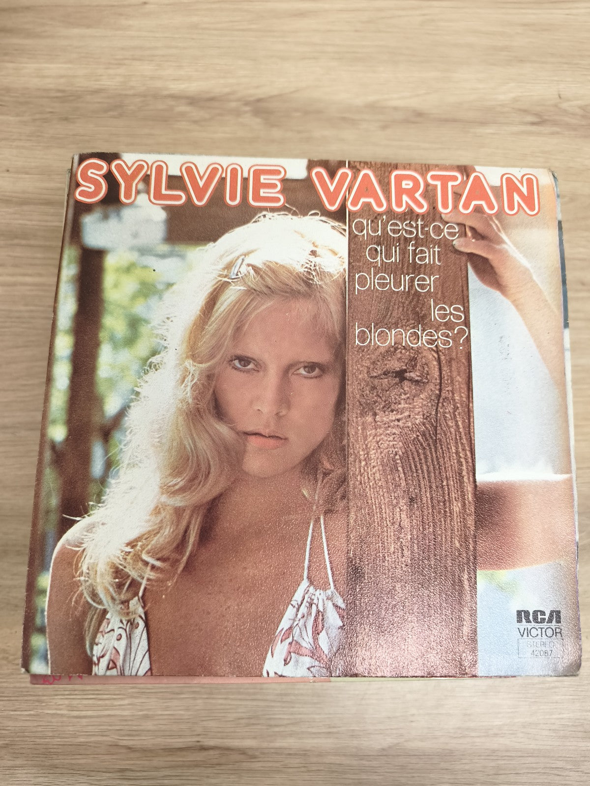 Vinyle 45 tours Sylvie Vartan ? Qu'est-ce qui fait pleurer les blondes? pochette