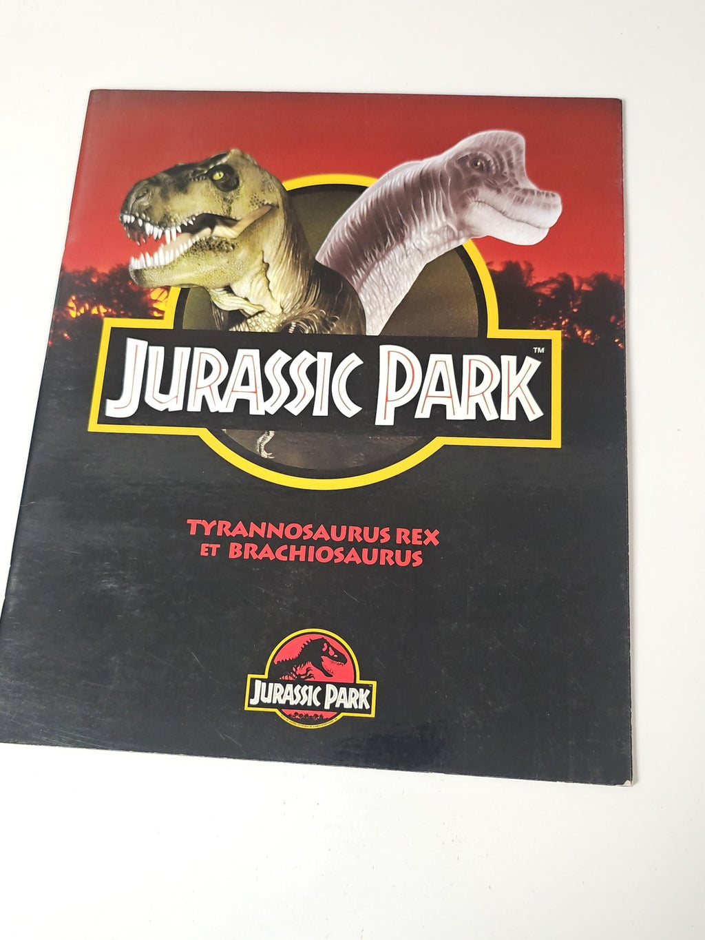 Livre Jurassic Park Tome 2/4 Tyrannosaurus Rex Brachiosaurus Roman Dinosaure