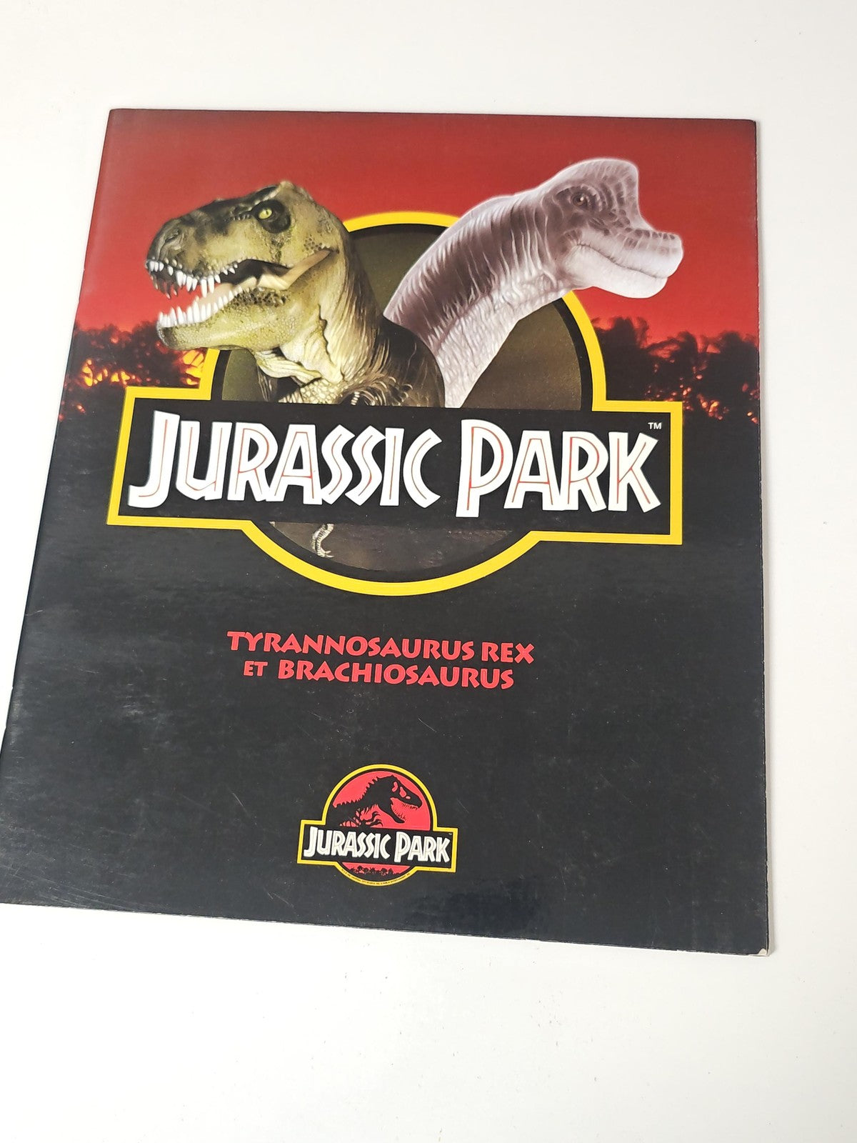 Livre Jurassic Park Tome 2/4 Tyrannosaurus Rex Brachiosaurus Roman Dinosaure
