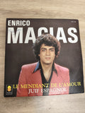 Vinyle 45T Enrico Macias Le mendiant de l'amour Juif Espagnol pochette rouge