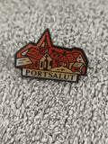Pin's vintage PORTSALUT émaillé, fromagerie, badge ancien publicité (Ref 10)