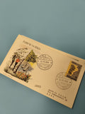 Enveloppe FDC premier jour d?émission Italie 1966 timbre tourisme illustrée