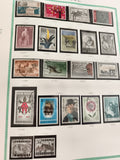 Timbres Belgique années 1960 oblitérés, motifs variés, philatélie Europe