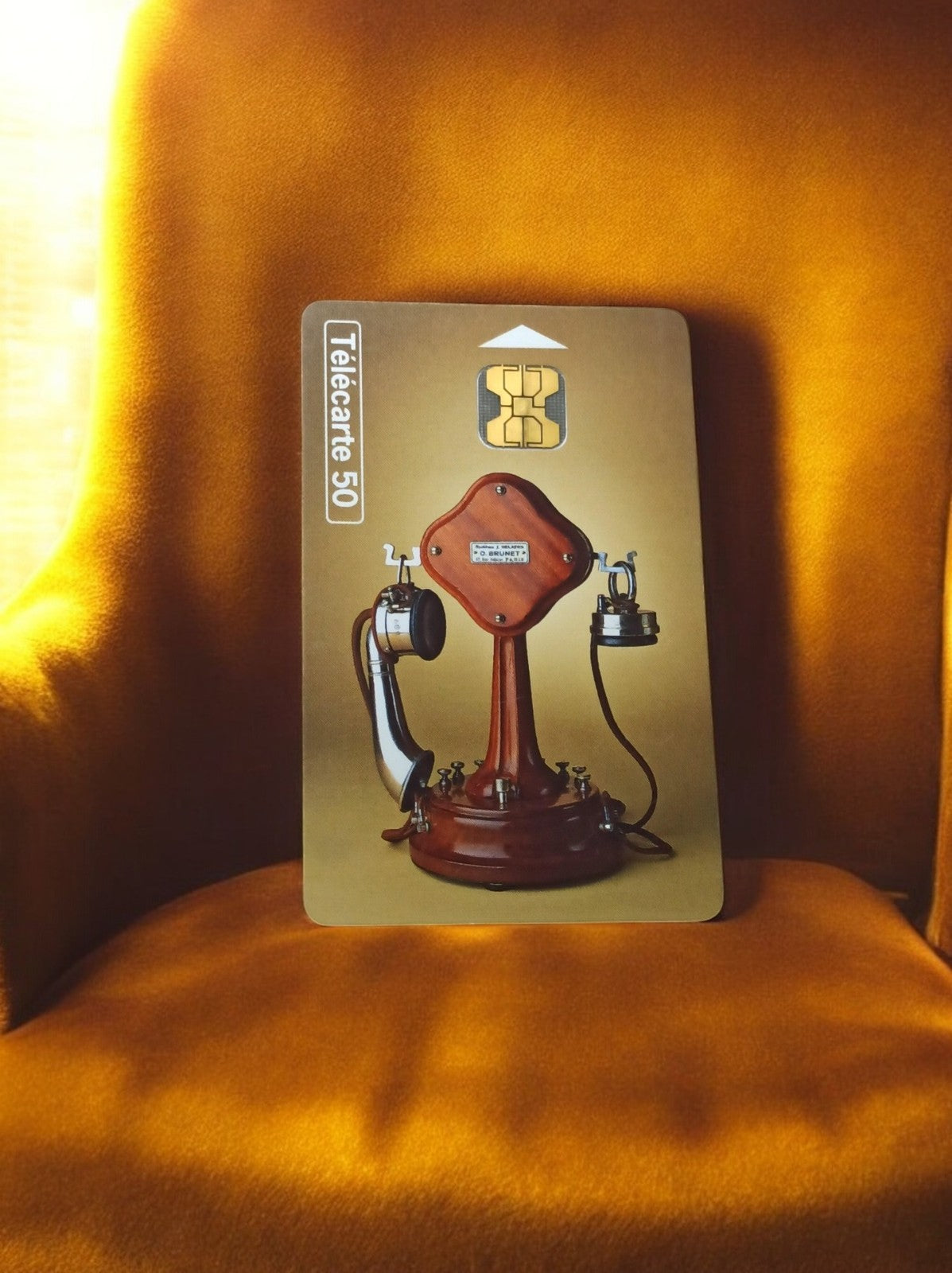 Télécarte 50 unités vintage – Carte téléphonique ancienne téléphone rétro