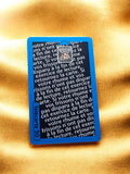 Carte téléphonique vintage Télécarte 50 unités puce bleue design texte