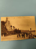 Ancienne carte postale animée Monte Carlo Casino et Terrasses vintage (Ref 2)
