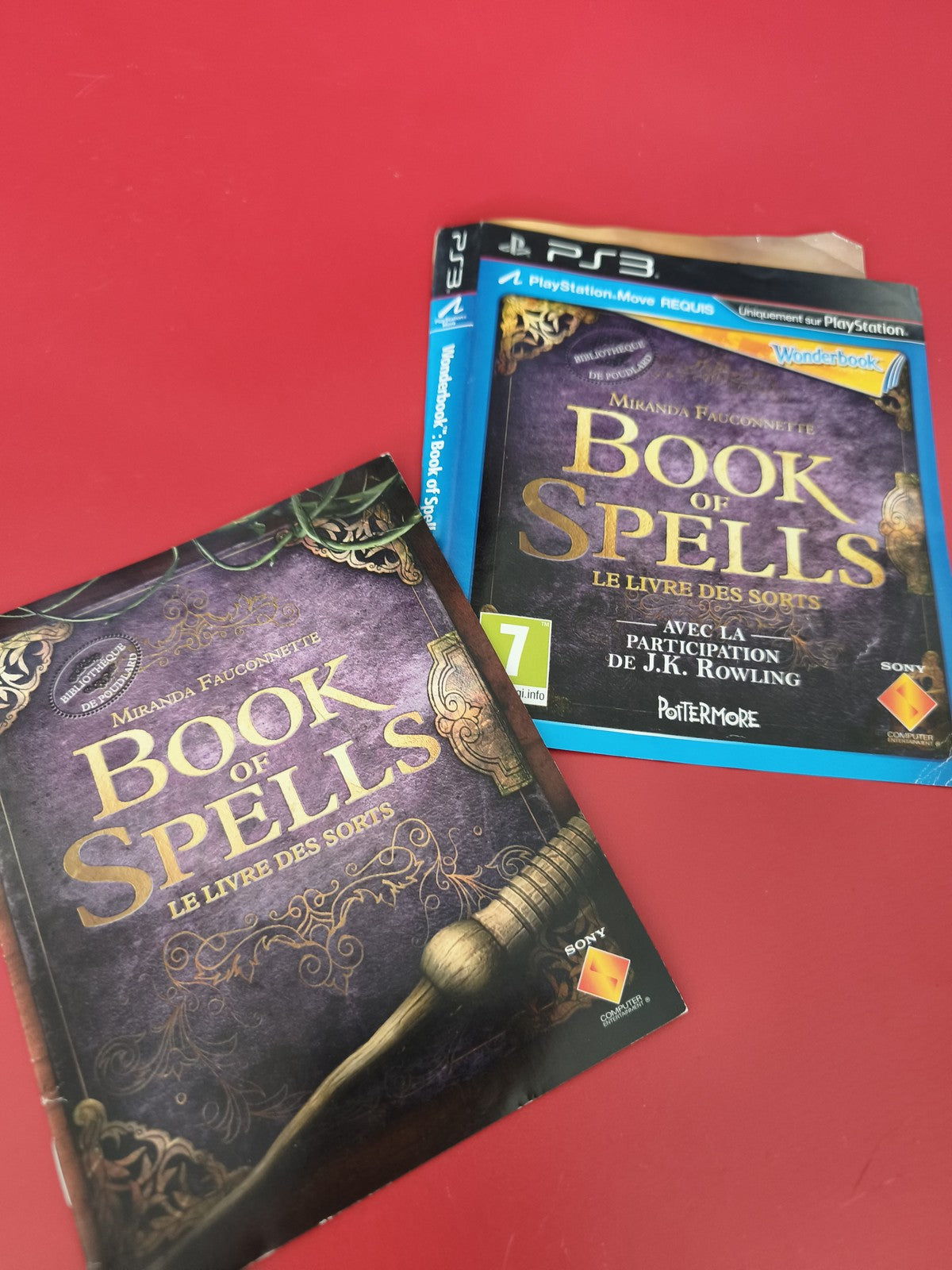 Notice jeu PS3 Book of Spells Playstation 3 manuel français original d'occasion