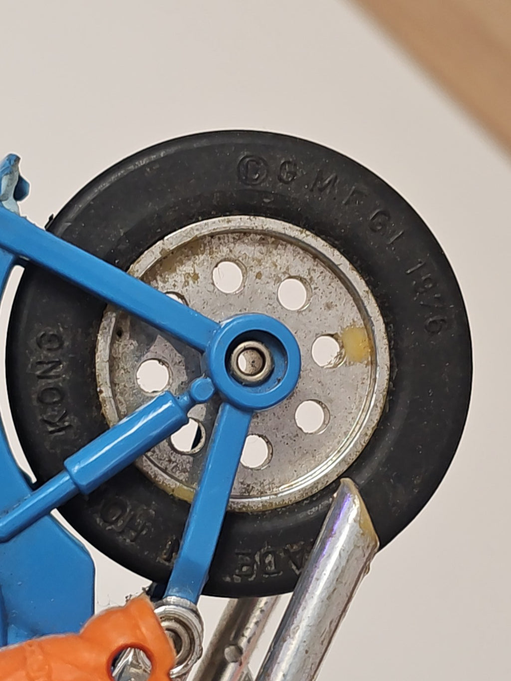 Moto cascadeuse rétro Les Motards Kenner Gyrojet ancien jouet vintage rare