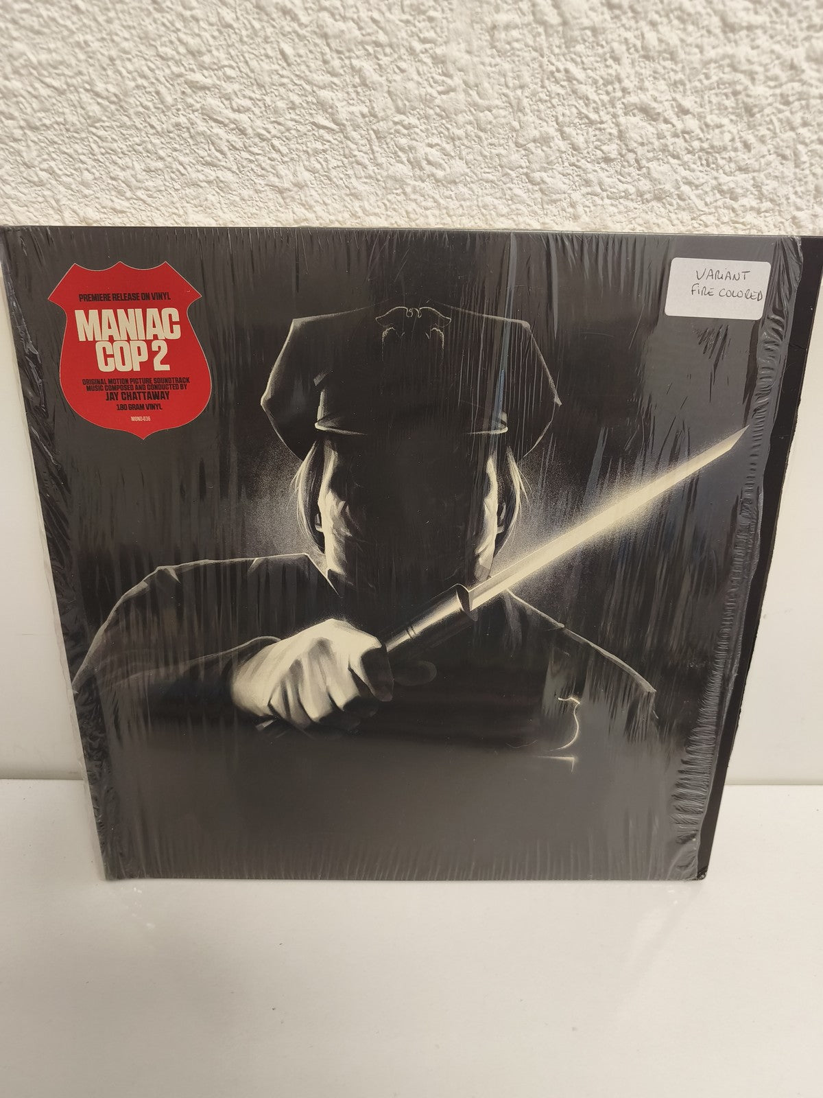 Vinyle 33 tours Maniac Cop 2 Fire Colored OST Jay Chattaway édition limitée