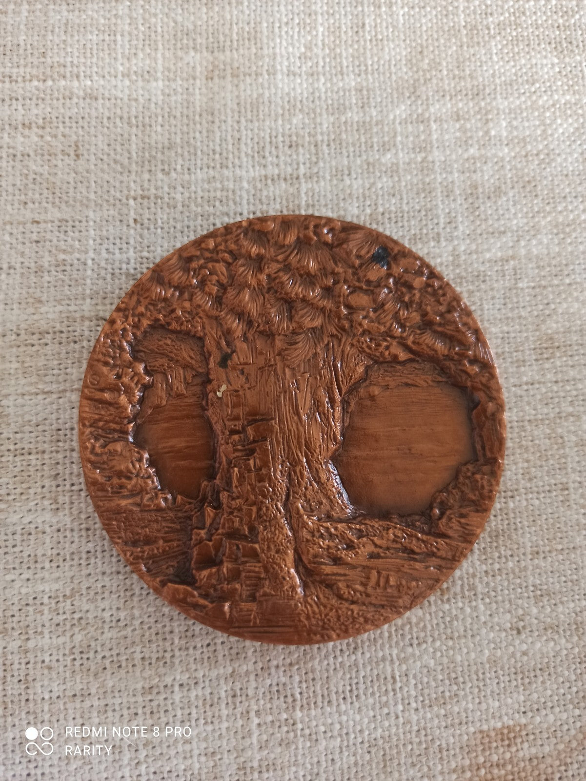 Médaille bronze Marie Mauron Singla, portrait ancien, art commémoratif