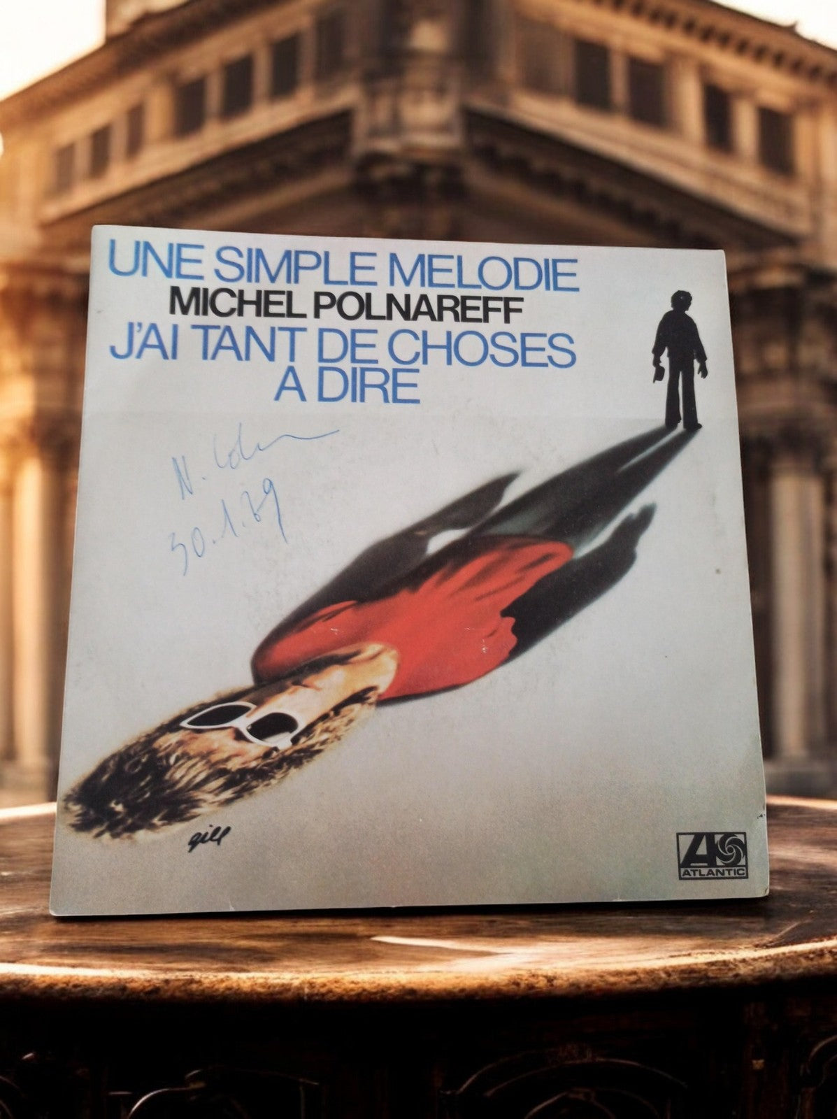Vinyle 45T Michel Polnareff Une Simple Mélodie vintage années 70 Atlantic