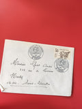 Enveloppe philatélie oblitérée Journée du Timbre Cambrai cachet 1991