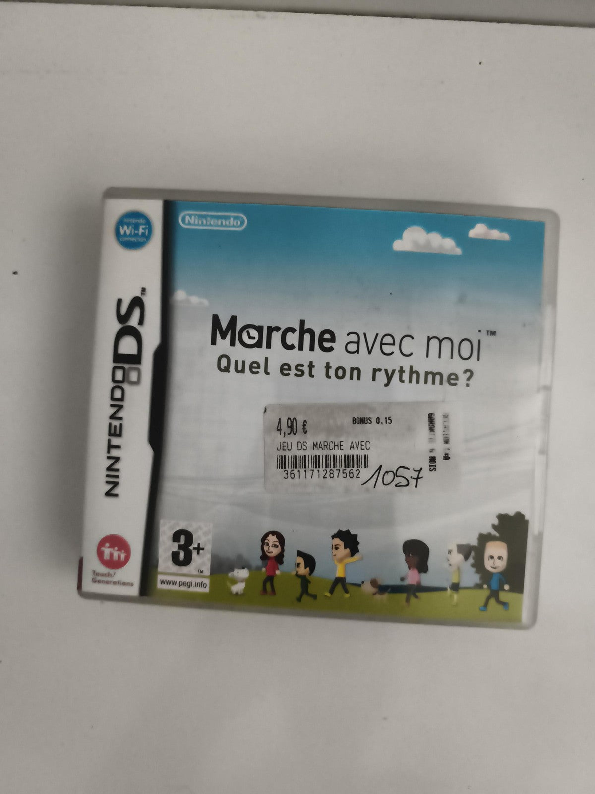 Jeu Nintendo DS Marche avec moi complet, boîte, jeu vidéo rythme