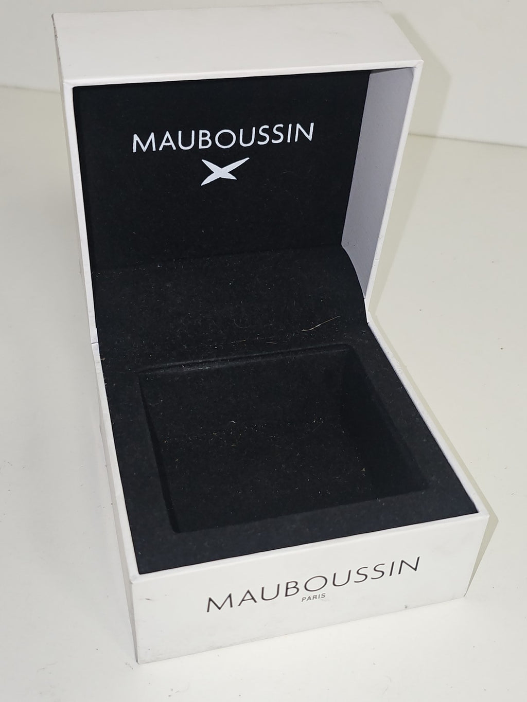 Boîte écrin pour bague Mauboussin coffret original packaging bijou occasion