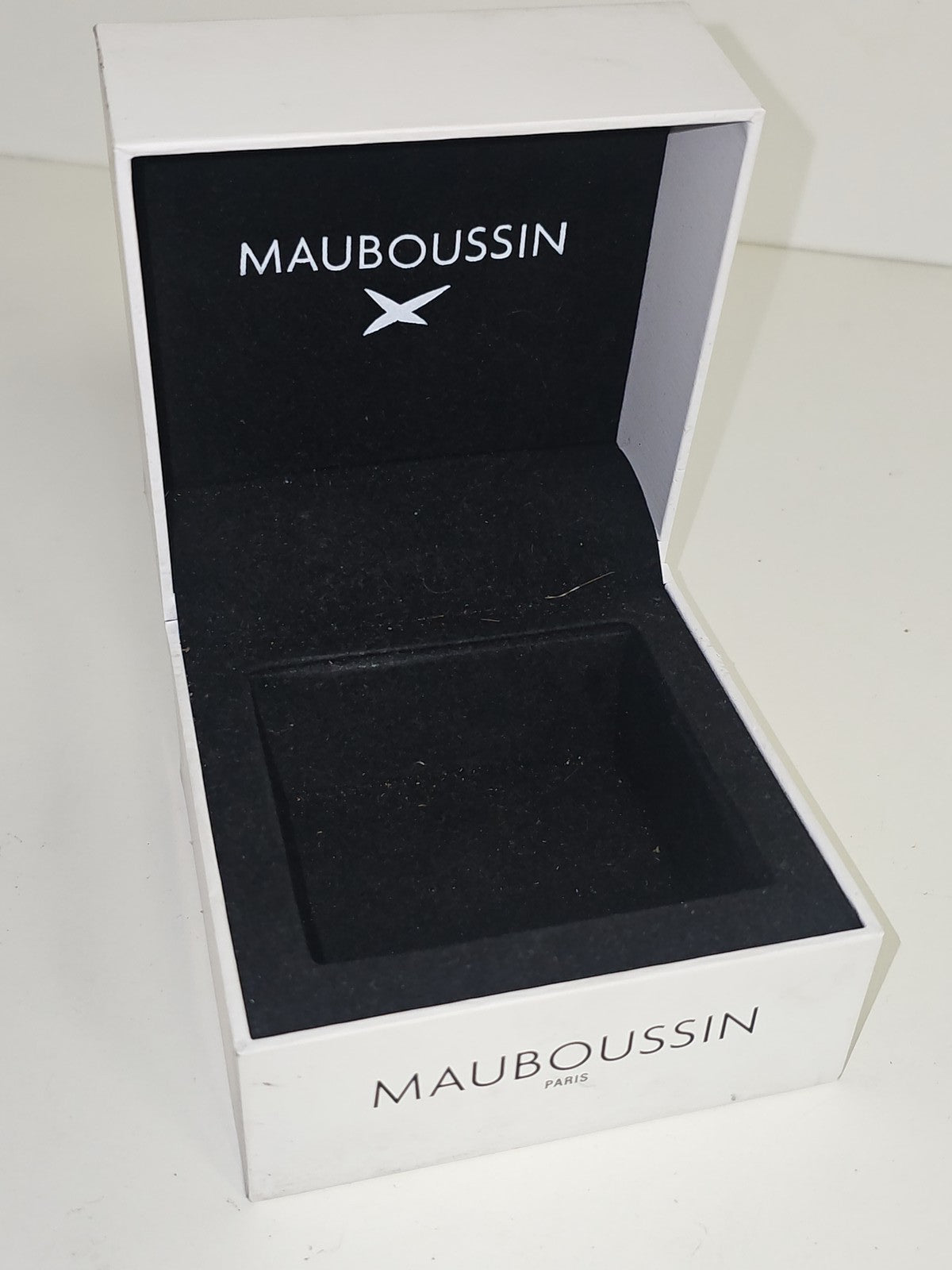 Boîte écrin pour bague Mauboussin coffret original packaging bijou occasion