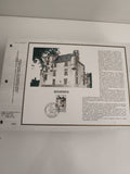 Feuillet philatélique CEF SEDIÈRES timbre 2,20F Château Corrèze oblitéré