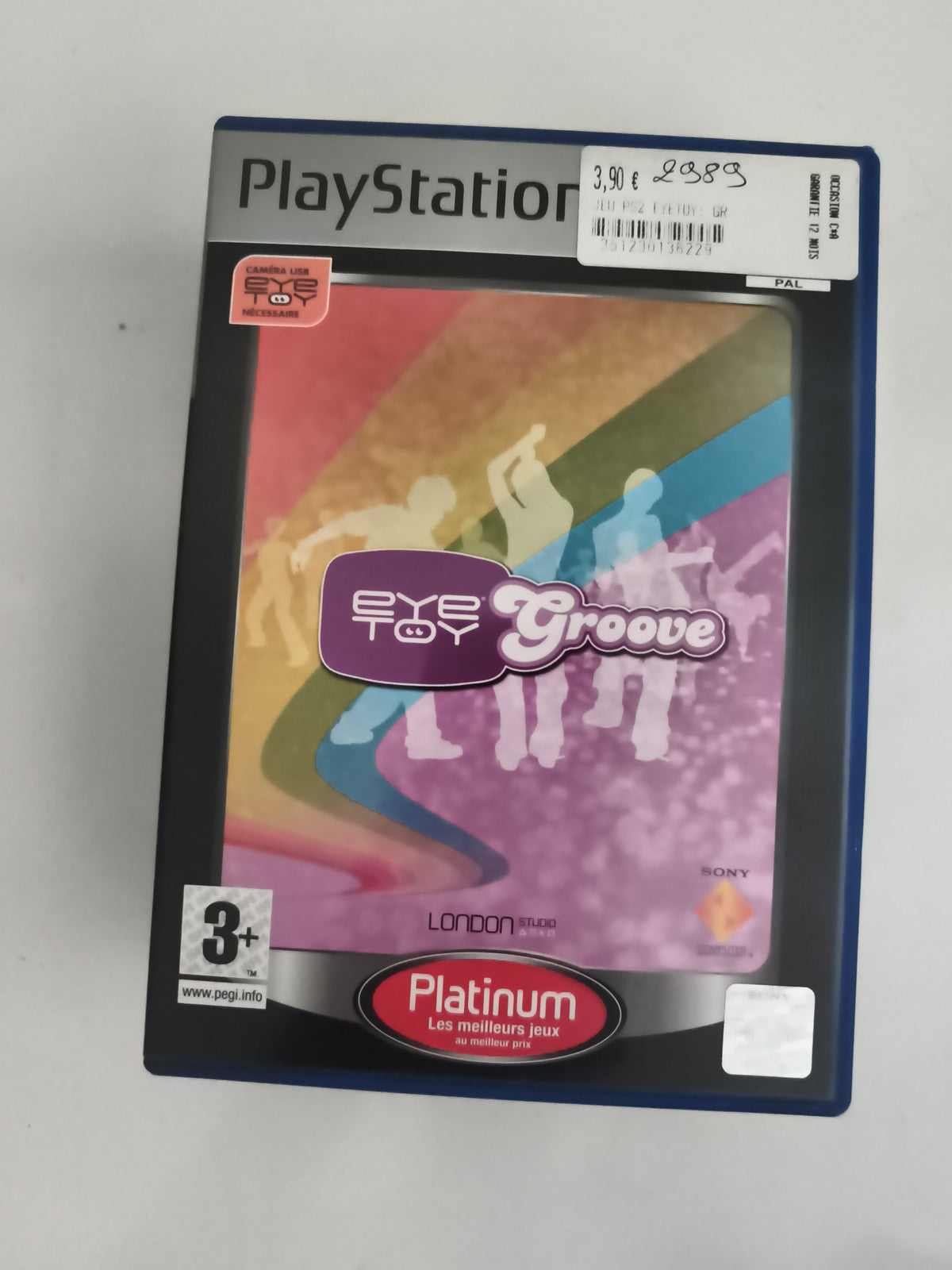 Jeu PlayStation 2 EyeToy Groove Platinum Sony PAL musique
