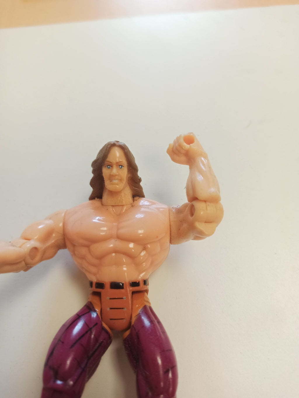 Figurine Hercules Toybiz 1995 vintage rétro Disney héros articulé violet