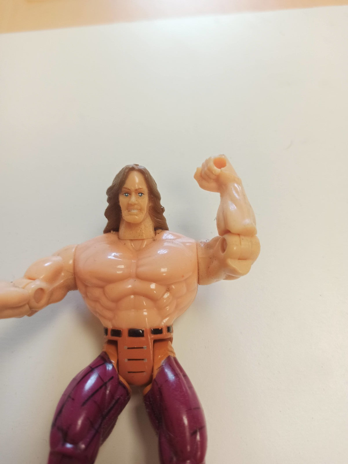 Figurine Hercules Toybiz 1995 vintage rétro Disney héros articulé violet