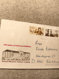 Lettre affranchie 200 Jahre Gehörlosenbildung Samuel Heinicke Schule Leipzig (Re