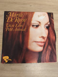 Vinyle 45 tours Maria De Rossi Vivre Libre Petit Animal pochette Riviera
