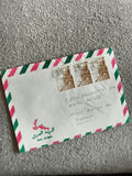 Lettre avion affranchie timbres arabes, enveloppe airmail, philatélie