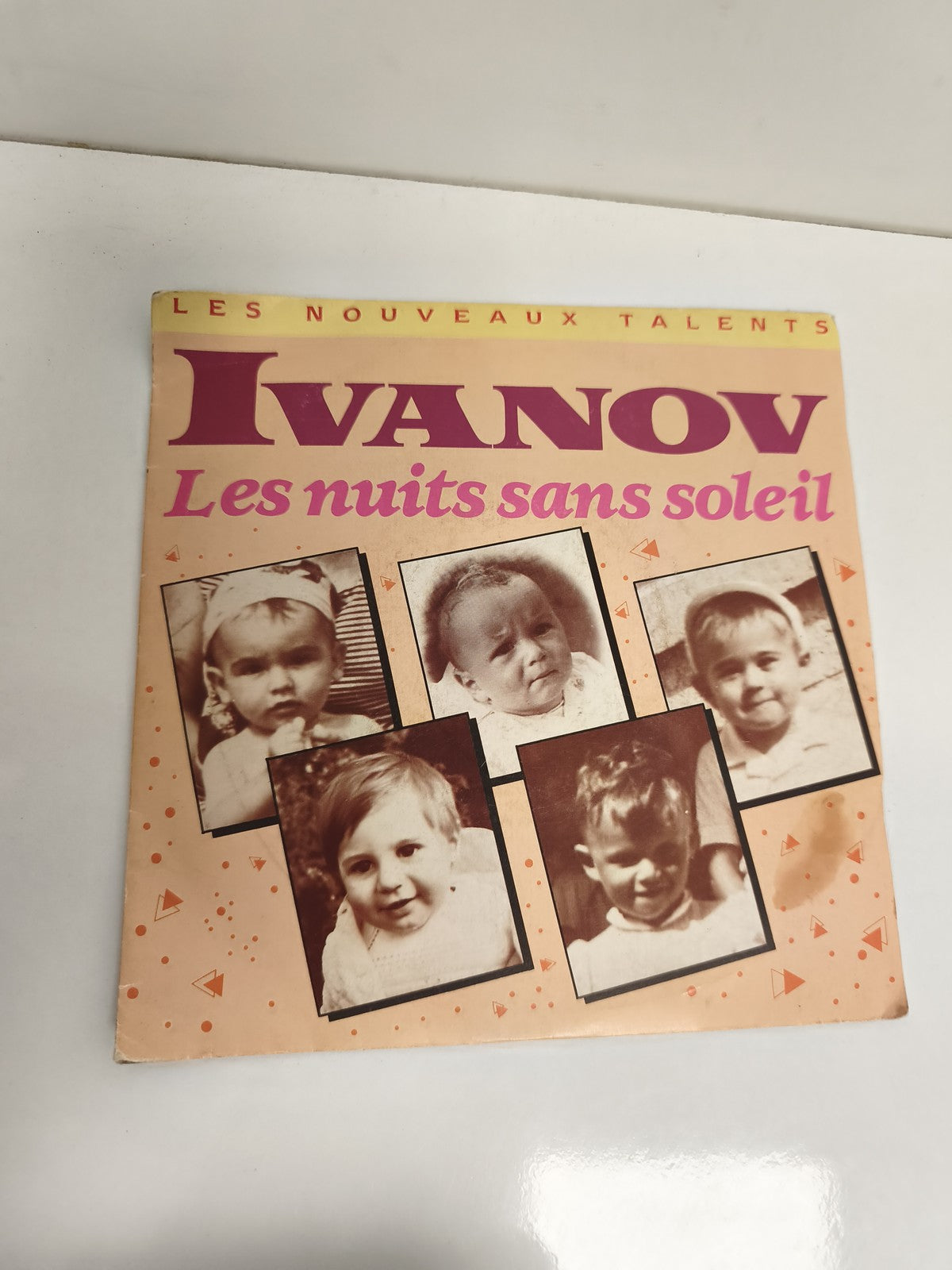 Vinyle 45 tours Ivanov Les nuits sans soleil pop française sleeve