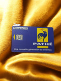 Télécarte 120 unités Pathé vintage années 80 – carte téléphonique rare cinéma