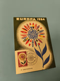 Enveloppe premier jour FDC Europa 1964 CEPT fleur multicolore (Ref 11)