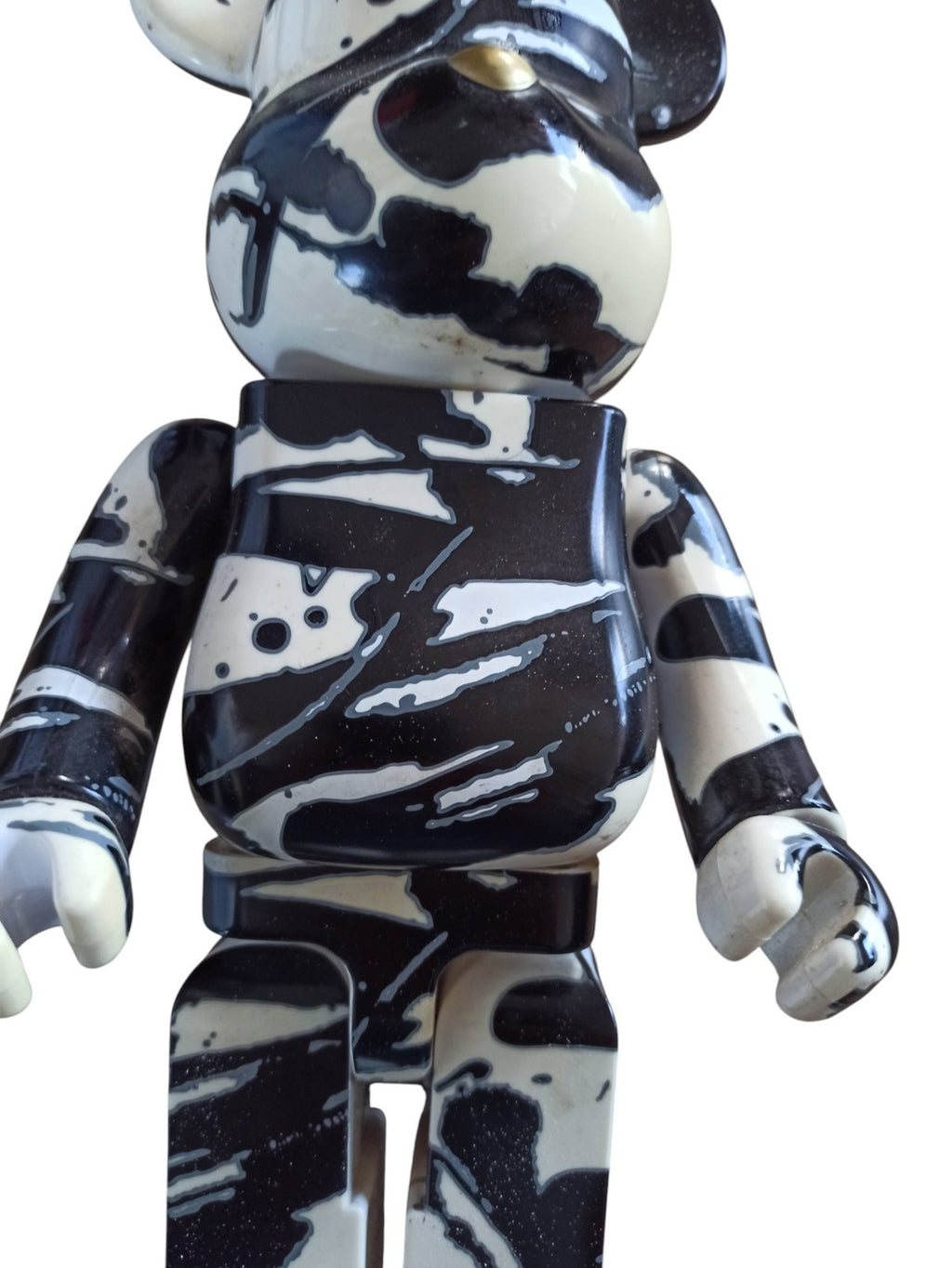 Bearbrick Tomokazu Matsuyama figurine art noir blanc ultra rare designer