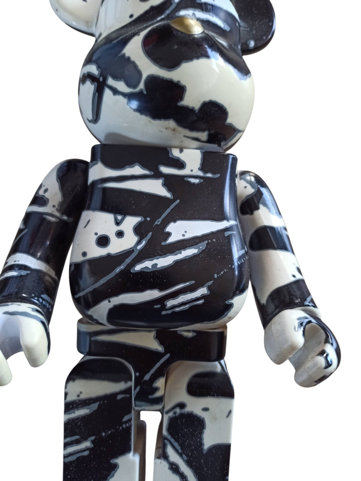Bearbrick Tomokazu Matsuyama figurine art noir blanc ultra rare designer