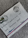 Lettre affranchie Gabon 1987 Libreville CTO timbre oiseau Par Avion philatélie