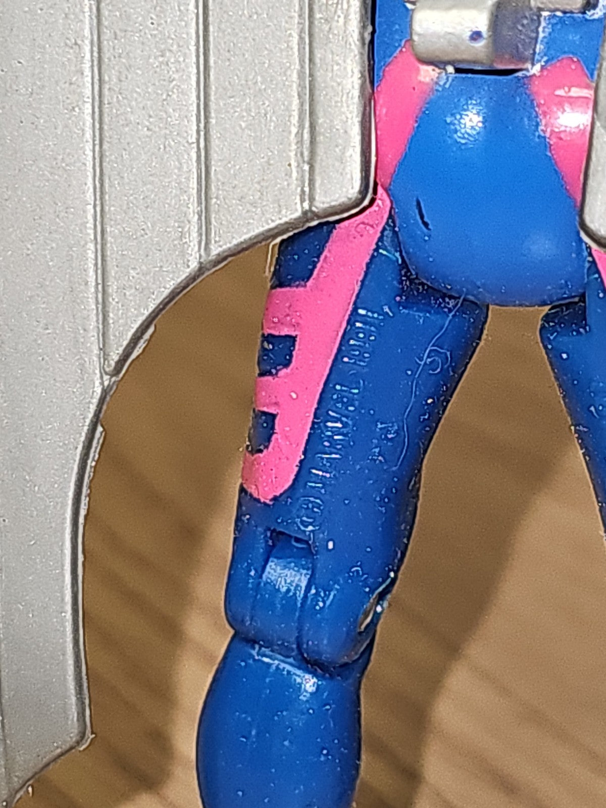 Figurine articulée Marvel X-Men Archangel 4,75" ToyBiz 1991 avec ailes mobiles