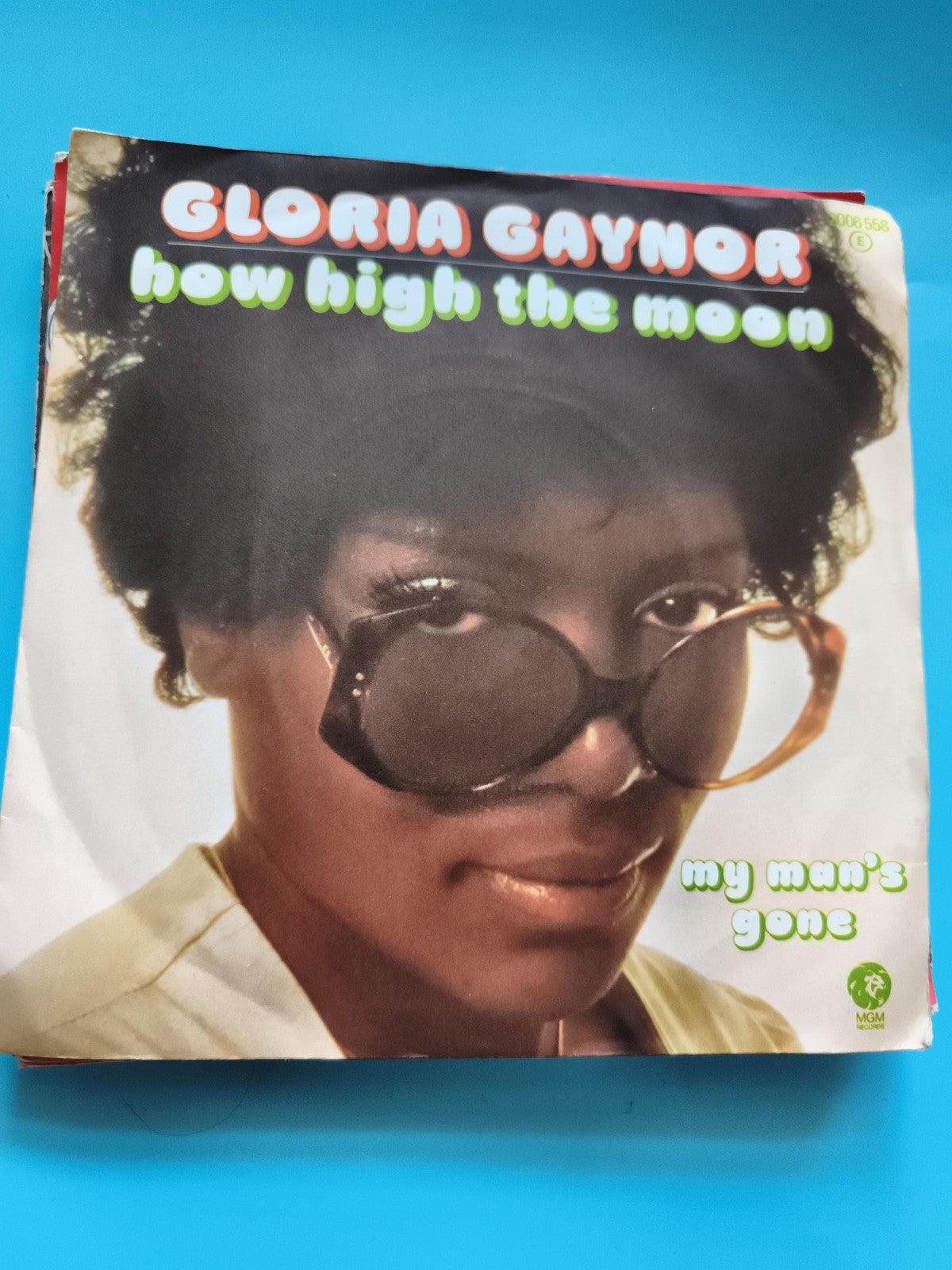 Vinyle 45 tours Gloria Gaynor How High the Moon pochette originale disco